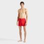 Vilebrequin Swim Shorts Flat Belt Flower Power - Red