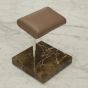 Single Watch Stand Classic - Brown Saffiano