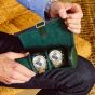 WOLF British Racing Triple Watch Roll - Green
