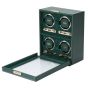 WOLF British Racing 4 Piece Watch Winder - Grøn