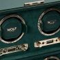 WOLF British Racing 4 Piece Watch Winder - Green