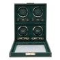 WOLF British Racing 4 Piece Watch Winder - Grøn