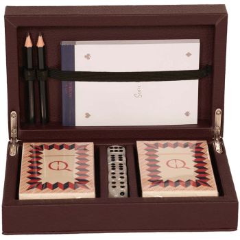Leather Playing Card Box