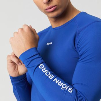 Björn Borg Borg T-Shirt À Manches Longues De Compression Douce - Bleu