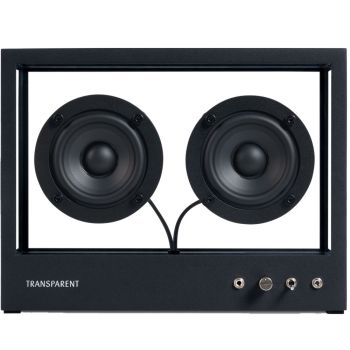 Transparent Small Transparent Bluetooth Speaker - Black