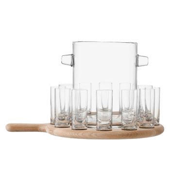 Paddle
Vodka Serving Set & Oak Paddle