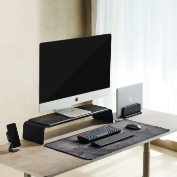 NOOE Soar Support De Moniteur - Chêne Noir