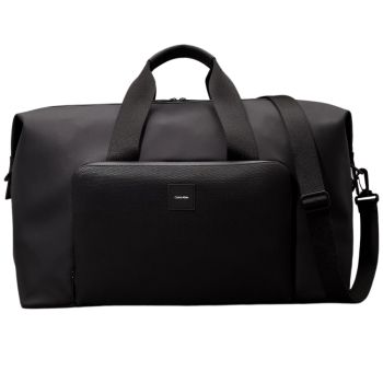 Calvin Klein Sac De Week-end Caoutchouté - Noir