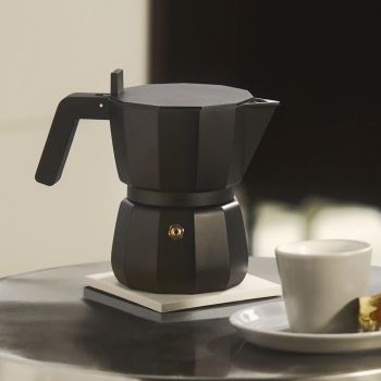 Alessi Moka Cafetière Espresso - Noir