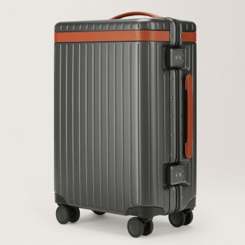 Carl Friedrik The Carry-On - Grå/Cognac