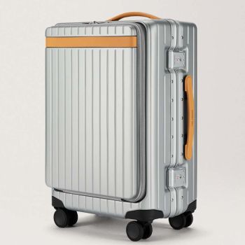Carl Friedrik The Carry-On X - Lysegrå/Cognac