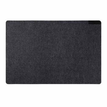 Albon GRS Recycled Felt Desk Pad - Black