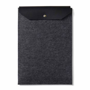 Albon GRS Recycled Felt 15'' Laptop Case - Black