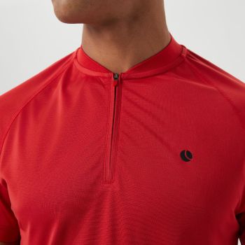 Björn Borg Ace Performance Zip Polo - Red