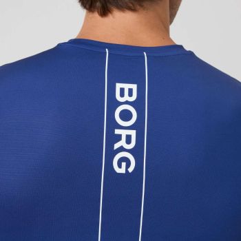 Björn Borg Ace Printed T-Shirt - Faded Blue