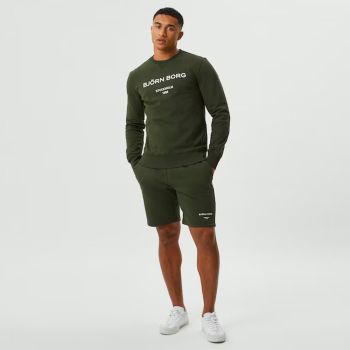 Björn Borg Borg Crew Sweatshirt - Mørkegrøn
