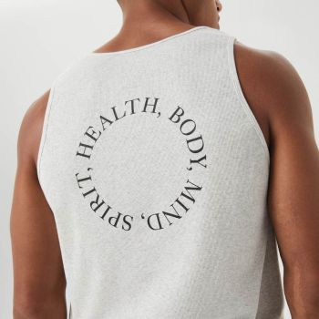 Björn Borg Borg Gym Rib Tank - Light Grey
