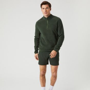 Björn Borg Borg Pull En Polaire Demi-Zippé - Vert Foncé