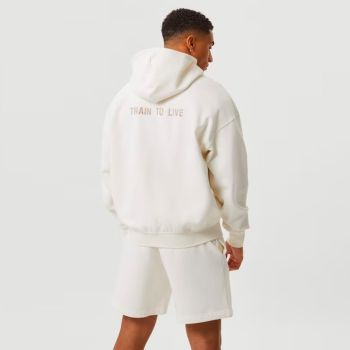 Björn Borg Borg Heavy Zip Hoodie - Off White
