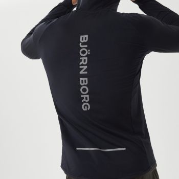 Björn Borg Borg Running Mid Layer Hood - Black