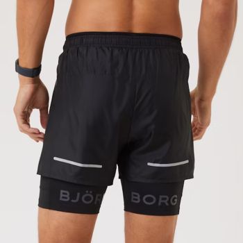 Björn Borg Borg Short De Course 2-1 - Noir