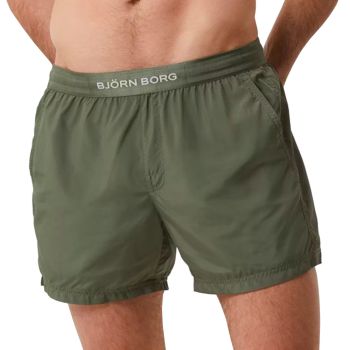 Björn Borg Borg Premium Swim Shorts - Olive Green
