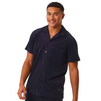Björn Borg Borg Toweling Pool Shirt - Navy