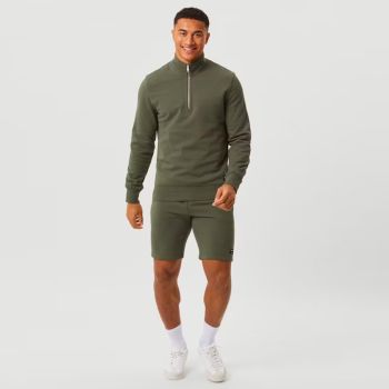 Björn Borg Centre Fleece Pullover Half Zip - Olivengrøn