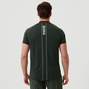 Björn Borg Ace Performance Zip Polo - Grøn