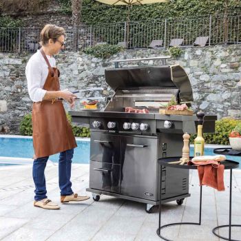 Boretti Imperatore Nero 4B Barbecue Au Gaz