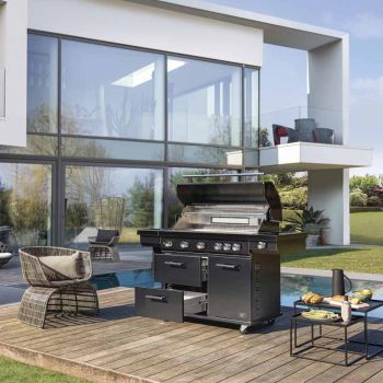 Boretti Imperatore Nero 5B Barbecue Au Gaz