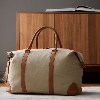 Bosler Sac De Sport En Toile Recyclée RCS - Greige