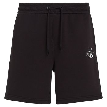 Calvin Klein Pantalon De Jogging Court En Polaire - Noir