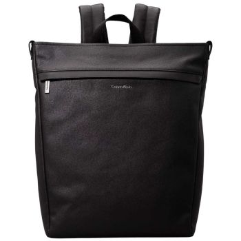Calvin Klein Roll-Top Backpack - Black