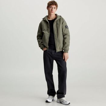 Calvin Klein Veste Matelassée Avec Capuche - Vert Olive