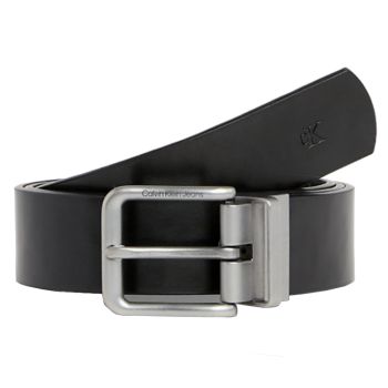 Calvin Klein Ceinture En Cuir Réversible - Noir