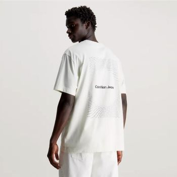 Calvin Klein T-Shirt Avec Logo Au Dos - Icicle