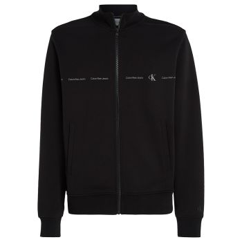 Calvin Klein Veste Zippée En Jersey - Noir