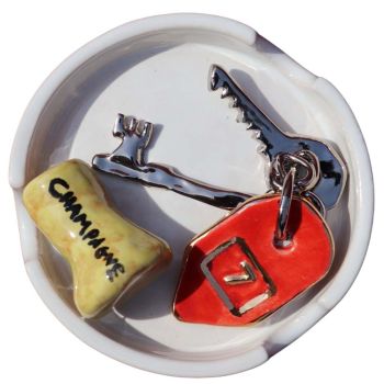 The Rolling And The Stoned Champagne Cork Ashtray