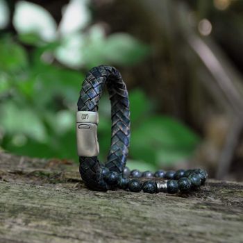 Steel & Barnett Cornall armbånd - donkergroen