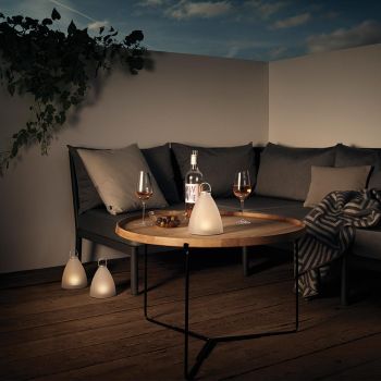 Eva Solo SunLight solcellelampe med klokke 
