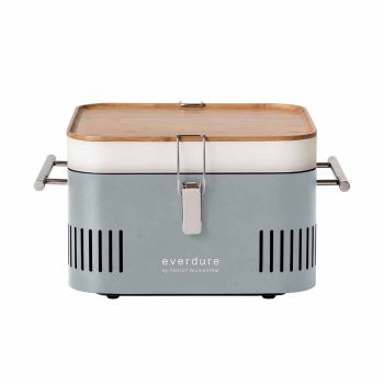 Everdure Cube Charcoal barbecue on the go - grey