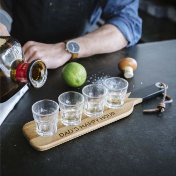 Plateau De Service & Verres À Shooter Pour La Fête Des Pères