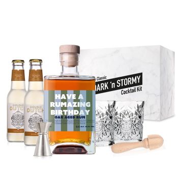 Personalised Dark 'N Stormy Cocktail Set