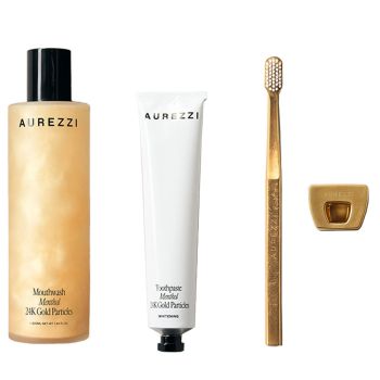 Aurezzi Gaveæske - guld/hvid
