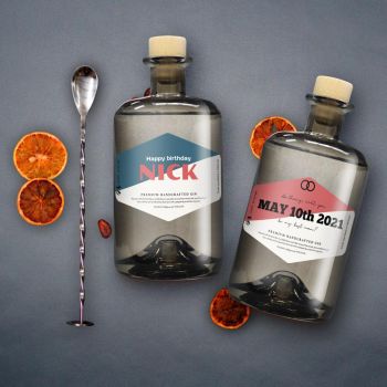 Personlig Premium Gin - Retro