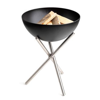 Höfats Bowl Vuurschaal met hoge standaard