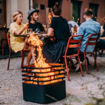 Höfats Cube Fire Basket - Sort