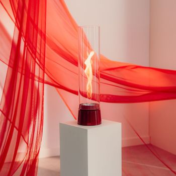 Höfats Spin Air Lantern Bio-Burner - Rød