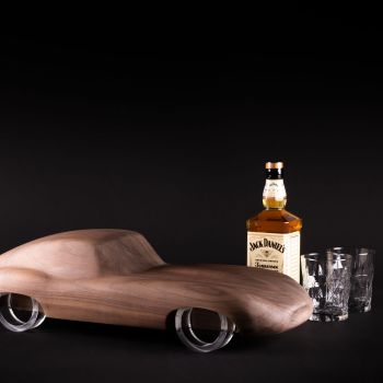 Vector Art Modèle En bois De La Jaguar E-Type